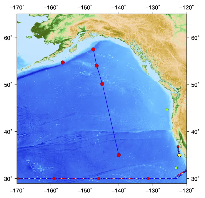 North Pacific – Ocean Station Papa (OSP), Gulf of Alaska and Aleutians