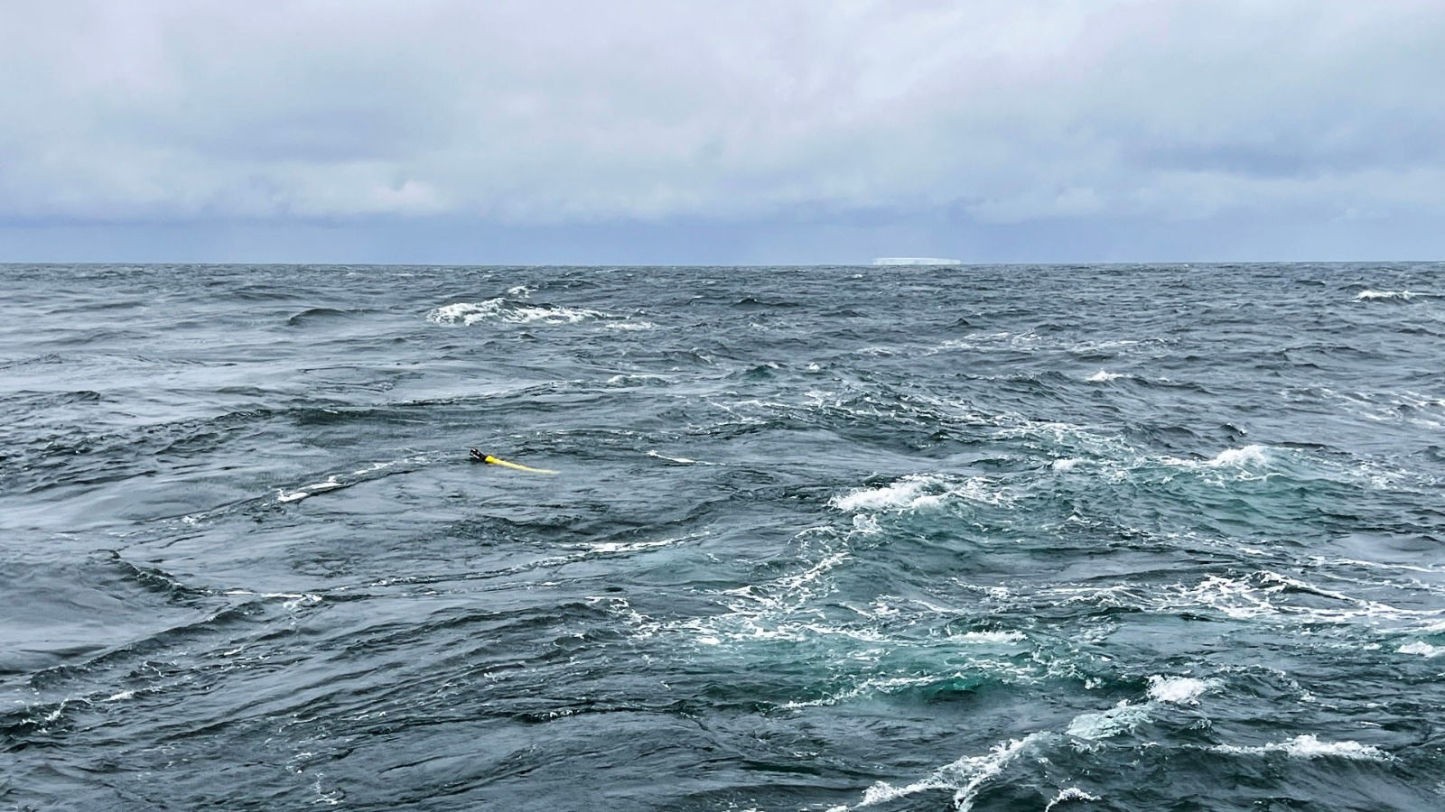 photo of TIMA Tide 2023 floats away into the Ross Sea. photo by Jenn Magnusson