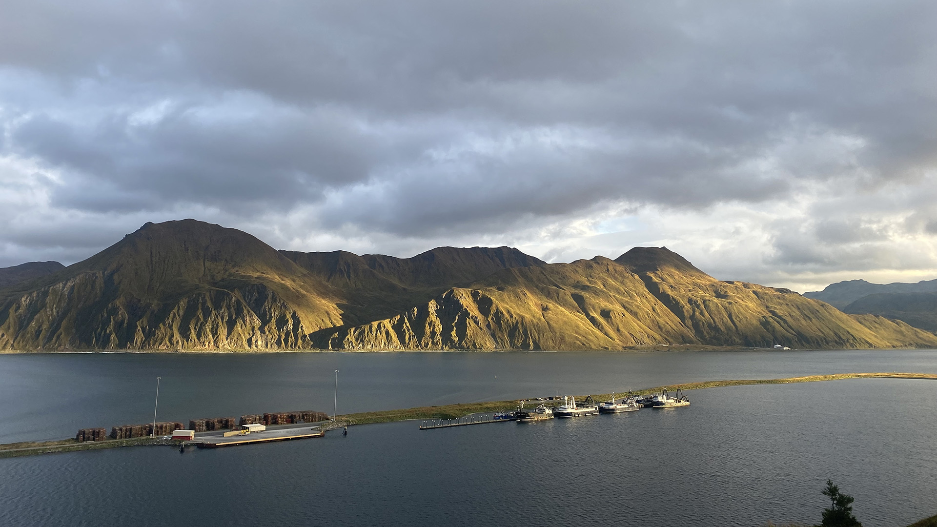 Unalaska Island is one of many beautiful, and geologically active, Aleutian Islands
