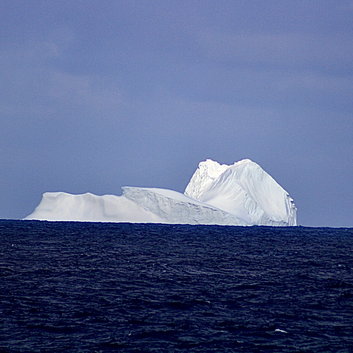 Large iceberg viewed off the starboard side of the ship during sampling. 