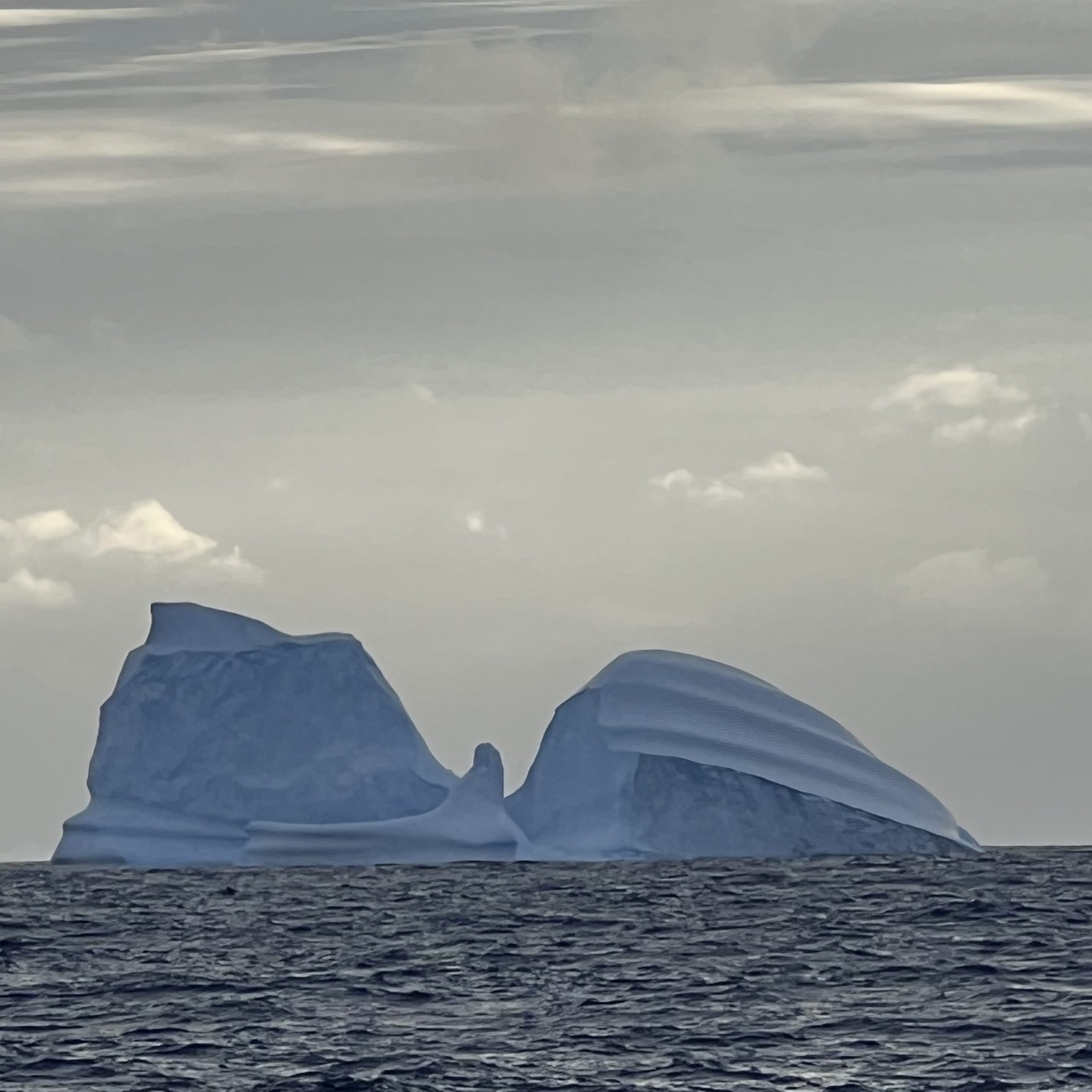 One of the last icebergs viewed by the Langseth, from the starboard side of the ship.