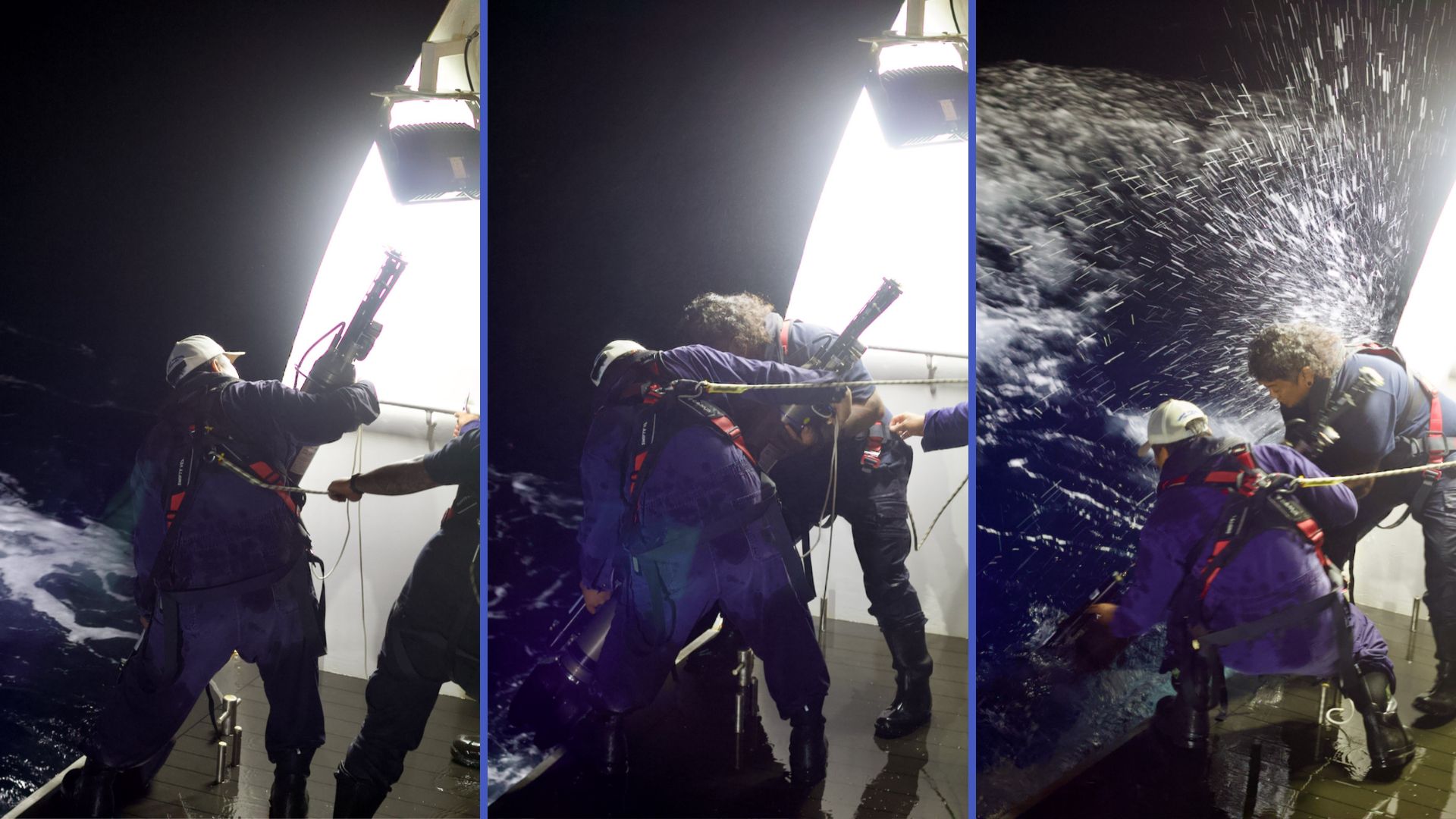 Sunshine Deployment Deployment with splash of the float by Lovenio Soriano and Rafael Tadeo.