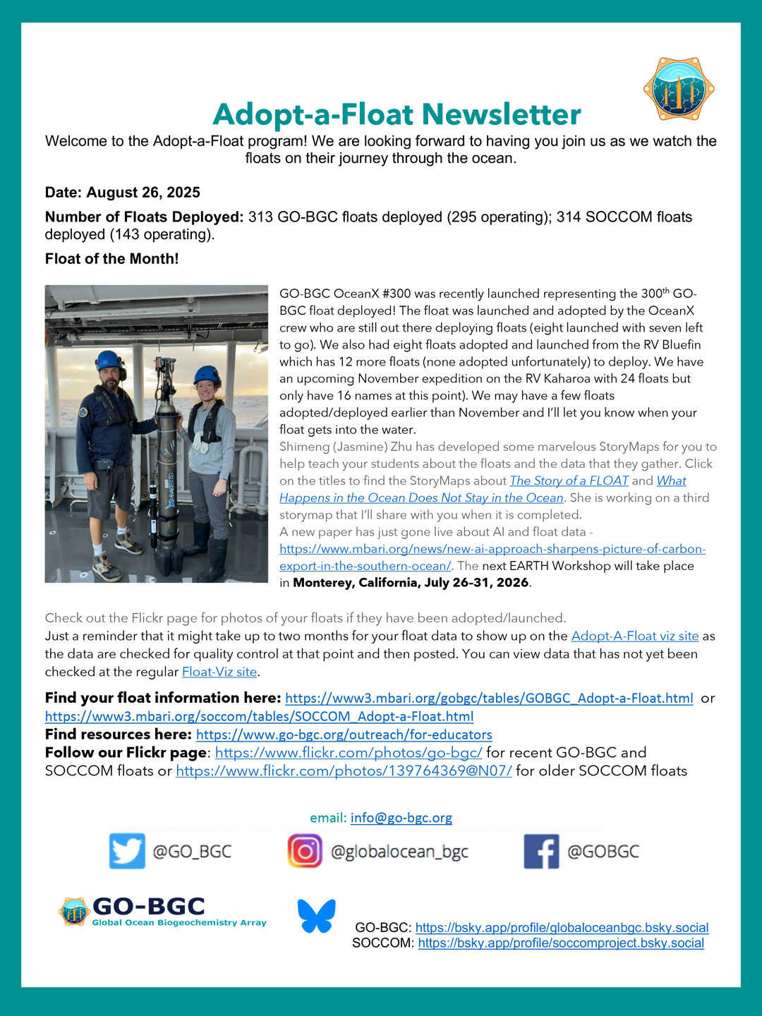 August 2025 Newsletter