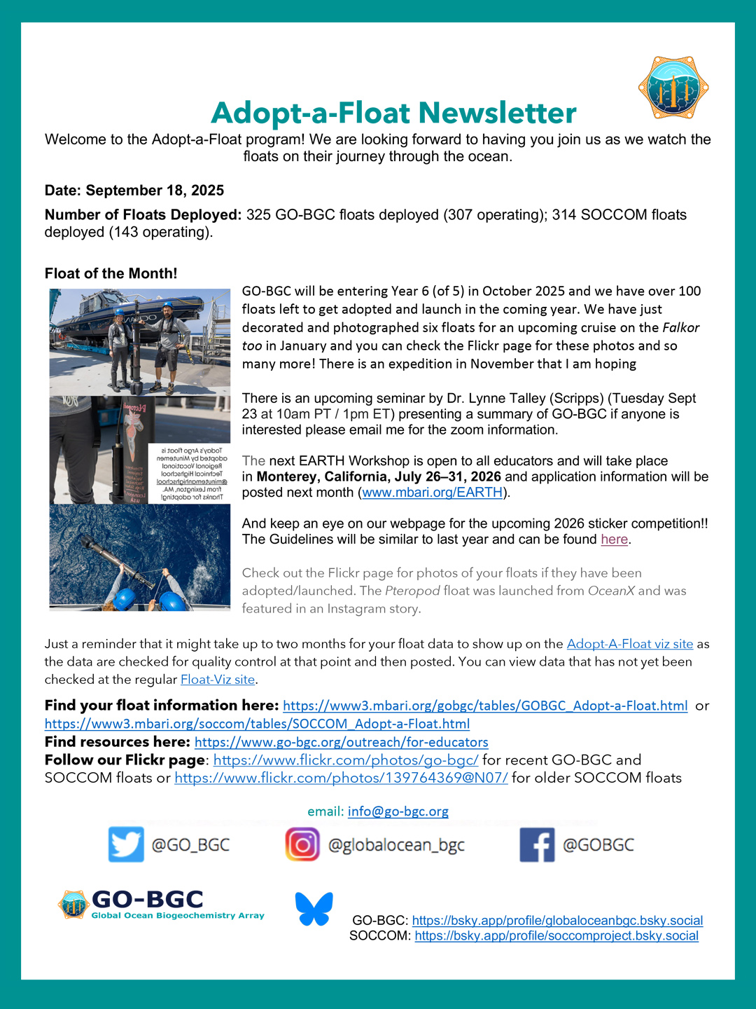 September 2025 Newsletter