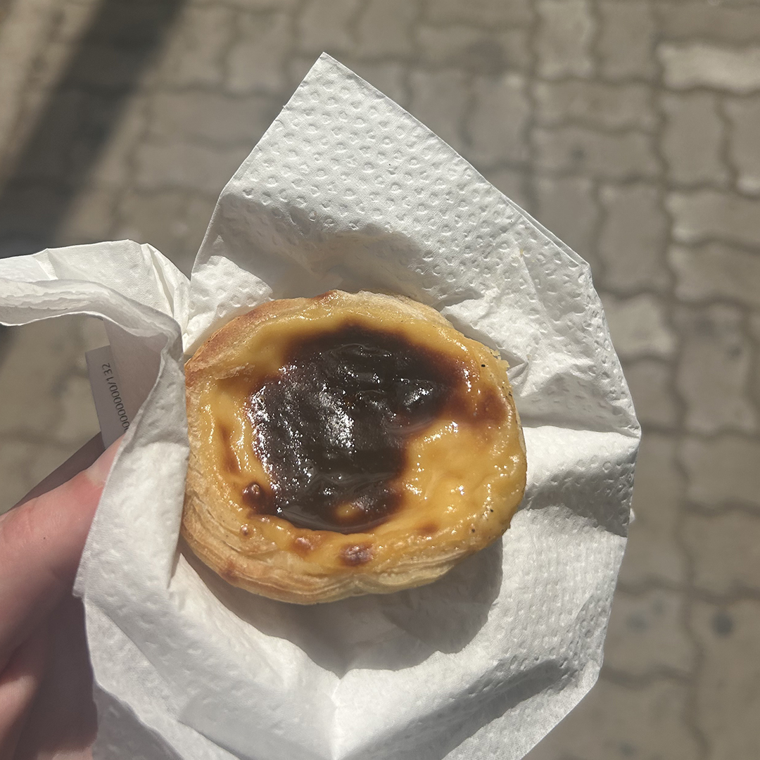 6.28 Pastel De Nata Sq Can’t leave without trying Pastel de Nata.